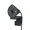 Logitech® Brio 300 HD Webcam With Privacy Shutter, Graphite 1 thumbnail image