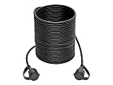 Tripp Lite Industrial Cat5e/Cat6 STP Ethernet Cable RJ45 M/M CMX Outdoor IP68 26 AWG TAA 23 ft. (7.01 m) - Black - TAA Compliant
