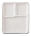 Chinet VAGRANT Cafeteria Tray, White, 9 1/2"(W) X 8 1/4"(D)