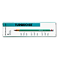Sanford® Wood Pencils, 4B Lead, 2 mm, Turquoise Barrel, Turquoise Lead, Pack Of 12 1 thumbnail image