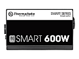 Thermaltake SMART SP-600AH2NKW - Power supply (internal) - ATX12V 2.3 - 80 PLUS - AC 100-240 V - 600 Watt - active PFC - United States - black 1 thumbnail image