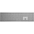 Microsoft Surface Keyboard - Wireless Connectivity - Bluetooth - QWERTY Layout - Smartphone - Mac, Android, Windows, iOS - Silver