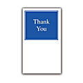 Pat On The Back Cards, Thank You, 3" x 5", Blue/White