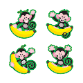 TREND Monkeys And Bananas Mini Bulletin Board Accents, 3", Multicolor, Pack Of 36 1 thumbnail image