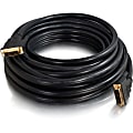 C2G Pro Series DVI-D CL2 M/M Dual Link Digital Video Cable - Video cable - single link - DVI-D male to DVI-D male - 65 ft - shielded - black 1 thumbnail image