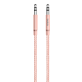 Belkin® MIXIT Metallic Auxiliary Cable, 4', Rose Gold 1 thumbnail image