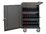 Tripp Lite 45-Device AC Mobile Charging Cart Storage Station - Laptops, Chromebooks, Tablets 120V, NEMA 5-15P, 10 ft. Cord, Black - Cart charge and management - for 45 notebooks - lockable - heavy duty steel - black