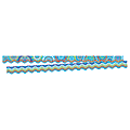 Barker Creek Scalloped-Edge Border Strips, 2 1/4" x 36", Moroccan Turquoise, Pre-K To College, Pack Of 26 1 thumbnail image