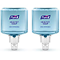 Purell® Professional HEALTHY SOAP Antimicrobial Foam Hand Soap ES4 Refills, Fresh Scent, 1,200 mL, Blue, Pack Of 2 Bottles