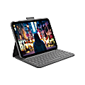 Logitech Slim Folio Keyboard Case for iPad (10th Generation) with Integrated Bluetooth Wireless Keyboard 1 thumbnail image
