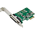 AddOn Single Open DB-25 Port Serial PCIe x1 Host Bus Adapter - 100% compatible and guaranteed to work