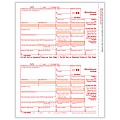 ComplyRight™ 1099-MISC Tax Forms, Laser Cut, Federal Copy A, 8-1/2" x 11", Pack Of 50 Forms