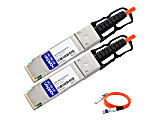 AddOn 1m Cisco Compatible QSFP+ AOC - 40GBase direct attach cable - QSFP+ (M) to QSFP+ (M) - 1 m - fiber optic - active