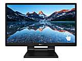 Philips 242B9T 23.8" LCD Touchscreen Monitor - 16:9 - 5 ms GTG - 24" Class - Projected Capacitive - 10 Point(s) Multi-touch Screen - 1920 x 1080 - Full HD - In-plane Switching (IPS) Technology - 16.7 Million Colors - 250 Nit - WLED Backlight - Speakers
