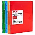 JAM PAPER 3 Ring Plastic Binder, 0.5 inch, Assorted,4/pack 1 thumbnail image