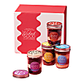 Hickory Farms Wicked Good Indulgent Cupcake Jars, Multicolor, Pack Of 4 Jars