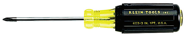 Klein Tools No. 1 Profilated Phillips Tip Screwdriver, 3" 1 thumbnail image
