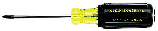 Klein Tools No. 1 Profilated Phillips Tip Screwdriver, 3"