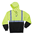 Ergodyne GloWear 8293 Type R Class 2 Hooded Sweatshirt, 4X, Lime 1 thumbnail image