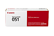 Canon® 051 Black Toner Cartridge, 2168C001 1 thumbnail image