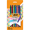 BIC Soft Feel Retractable Ball Point Pen, Medium Point, 1.0MM, Fashion Assorted Ink, Pack of 18 1 thumbnail image