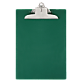 Saunders® 96% Recycled Antibacterial Clipboard With Hanging Hole, 13 1/4"H x 9"W x 1 3/4"D, Letter, Green