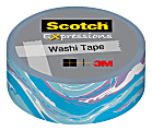 Scotch® Expressions Washi Tape, 0.59" x 32.75', Blue Marble 1 thumbnail image