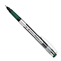 FORAY® Porous Point Pen, Fine Point, 0.5 mm, Silver Barrel, Green Ink 1 thumbnail image
