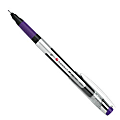 FORAY® Porous Point Pen, Fine Point, 0.5 mm, Silver Barrel, Purple Ink