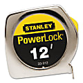 Stanley Tools Die Cast Tape Measure, Standard, 12' x 3/4" Blade