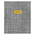 TF Publishing Monthly Planner, 11" x 9", Linen And Gold, January To December 2022 1 thumbnail image