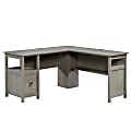 Sauder® Cannery Bridge 59"W L-Shaped Computer Desk, Mystic Oak