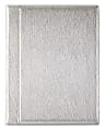 TUL® Vegan Leather Padfolio, Letter Size, Metallic Silver