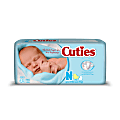 Cuties® Baby Diapers, Newborn, 1-10 Lb, Box Of 168 1 thumbnail image