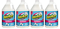 OdoBan Odor Eliminator Disinfectant Concentrate, Cotton Breeze Scent, 128 Oz, Case Of 4 Bottles