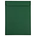 JAM Paper® Open-End 9" x 12" Envelopes, Gummed Seal, Dark Green, Pack Of 25 Envelopes 1 thumbnail image