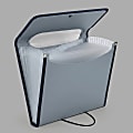 Office Depot® Brand 7-Pocket Expanding File With Clear View, Letter Size, Mineral Haze 1 thumbnail image