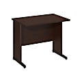 Bush Business Furniture Components Elite C Leg Desk 36"W x 24"D, Mocha Cherry, Premium Installation