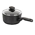 Korkmaz Ornella 2-Piece Aluminum Nonstick Saucepan With Lid, 2L, Black 1 thumbnail image