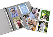 Office Depot Brand Trading Card Binder Pages 8 12 x 11 Clear Pack