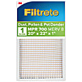 Filtrete 700 MPR Electrostatic Air Filter 747-6PK-EC, 20 in X 22 in x 1 in (50.8 cm x 55.8 cm x 2.5 cm) 1 thumbnail image