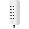 Belkin RockStar 10-Port USB Charging Station - 120 W - 120 V AC, 230 V AC Input - 5 V DC Output - 2.40 A - 1 1 thumbnail image