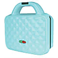 Brentwood Couture Purse Non-Stick Dual Waffle Maker, 3-1/2"H x 8-1/4"W x 8-3/4"D, Blue 1 thumbnail image
