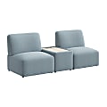 Bush Business Furniture Assemble Modular 2 Seater Sectional with Charging Station, Mist Fabric, Standard Delivery 1 thumbnail image