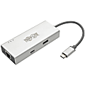 Tripp Lite USB C Docking Station 4k @ 30Hz w/ USB Hub, HDMI Gbe USB Type C, USB-C, USB Type-C - for Notebook/Tablet/Smartphone - USB Type C - 2 x USB Ports - Network (RJ-45) - HDMI - Thunderbolt - Wired 1 thumbnail image