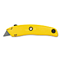 Swivel-Lock Retractable Utility Knives, 9.2 in,  Steel Blade, Cast Aluminum