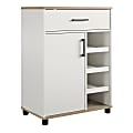 Ameriwood™ Home Whitmore Bar Cabinet, 35-13/16”H x 26-3/4”W x 15-9/16”D, White