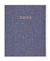 Office Depot® Brand Fabric Cover Journal, 8" x 10", College Rule, 120 Pages (60 Sheets), Blue 1 thumbnail image