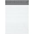 Partners Brand Expansion Poly Mailers, 13"H x 16"W x 2"D, White, Case Of 100