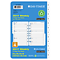 Day-Timer® 2-Page-Per-Week Planner Refill, 5 1/2" x 8 1/2", 30% Recycled, Simply Stated®, January to December 2017 1 thumbnail image